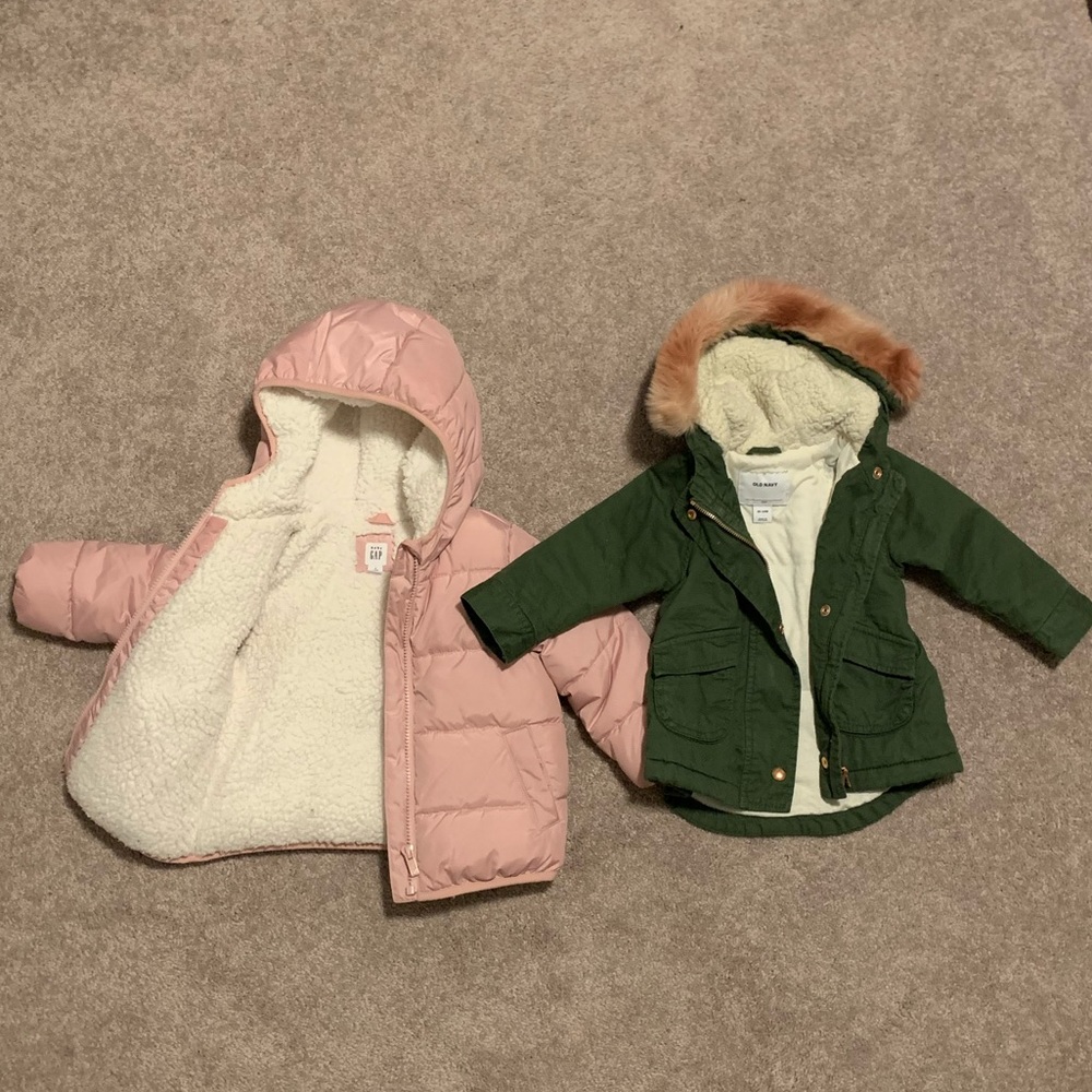 Toddler girls 2T Jacket and Sweater bundle